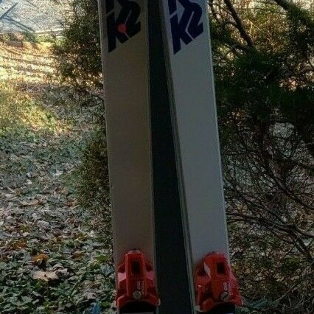 Used K2 455 Sport Series USA Downhill Snow Skis 192CM Tyrolia 190 D Bindings